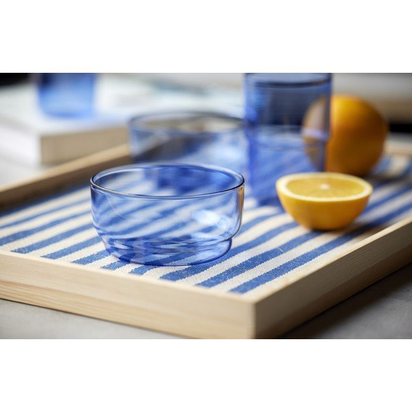 Modré sklenené misky v súprave 2 ks 500 ml Torino – Lyngby Glas-image-1