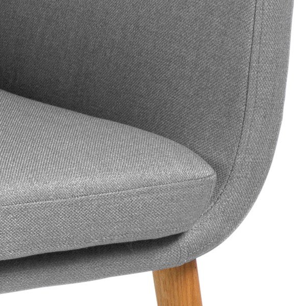 Svetlosivé kreslo Actona Nora-image-1