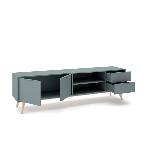 TV stolík sivozelený 180x53x40 cm Pisco – Marckeric-image-2