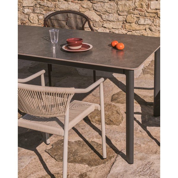 Vínovočervený keramický tanier ø 25 cm Doren – Kave Home-image-3