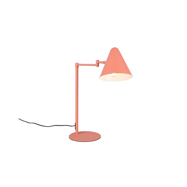 Oranžová stolová lampa s ohýbateľnou konštrukciou (výška  50,5 cm) Cosima – Trio-image-3