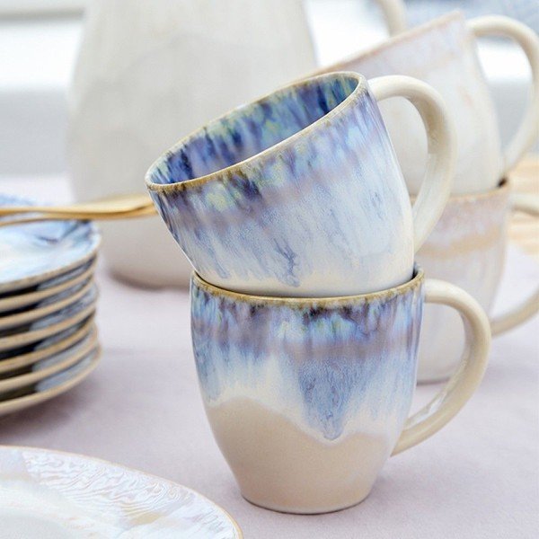 Modrý kameninový hrnček Costa Nova Brisa, 300 ml-image-1