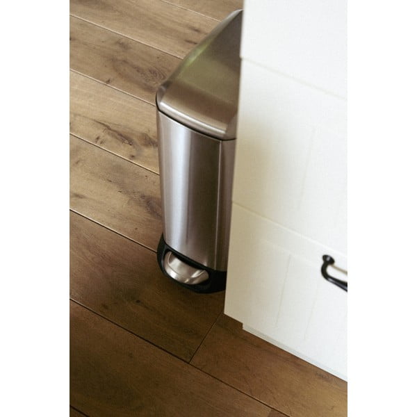 Pedálový odpadkový kôš z nehrdzavejúcej ocele v striebornej farbe 12 l Design – Wenko-image-2