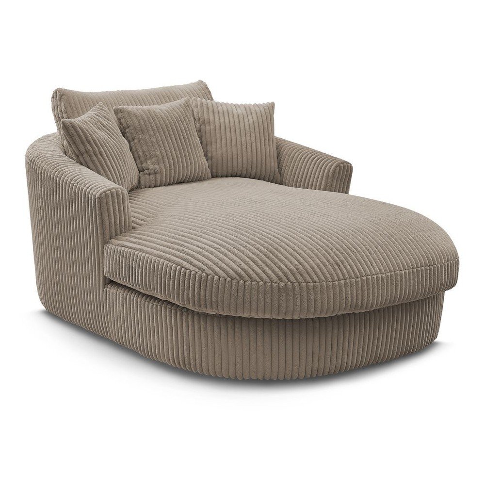 E-shop Taupe menčestrové kreslo Belem – Bobochic Paris