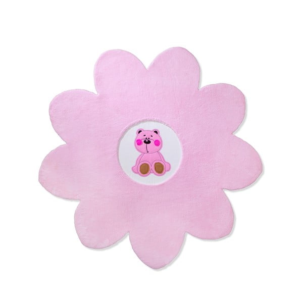 Detský  koberec Beybis Pink Teddy, 150 cm