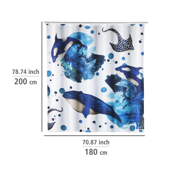 Sprchový záves 200x180 cm Aquaris – Wenko-image-1