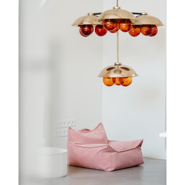 Ružový menčestrový detský sedací vak Chair – Wigiwama-image-4