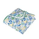 Zeleno-modrý prešívaný pléd 220x230 cm Tilly Floral – Catherine Lansfield