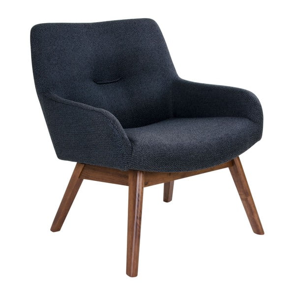 Tmavoorechové kreslo z orechového dreva House Nordic London