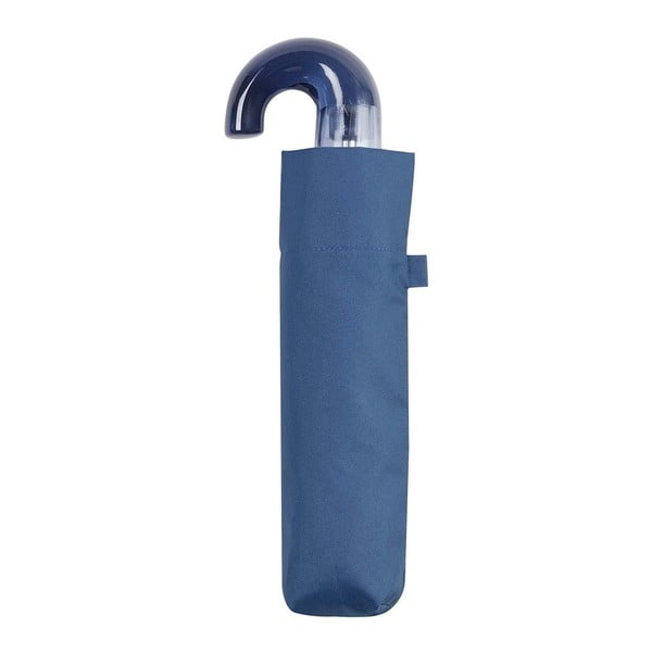 Modrý skladací dáždnik s UV ochranou Ambiance Semi, ⌀ 96 cm