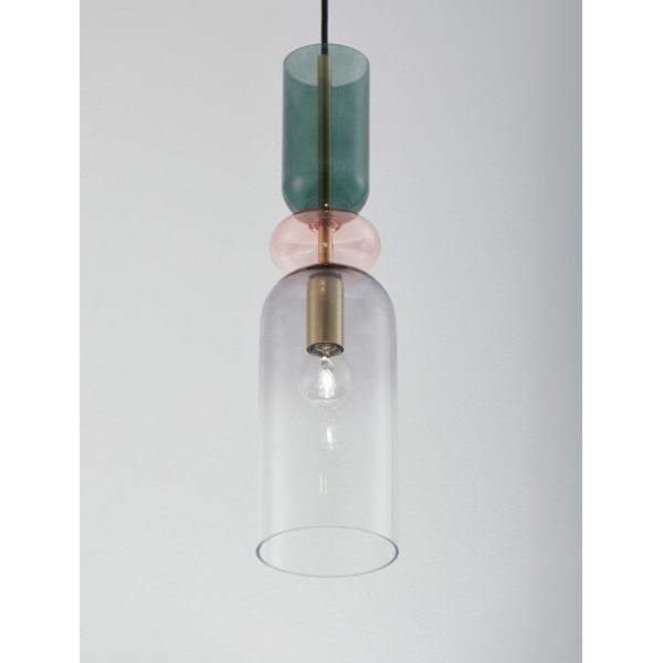 Sklenené závesné svietidlo v zlatej farbe ø 11 cm Murano – Nova Luce-image-1
