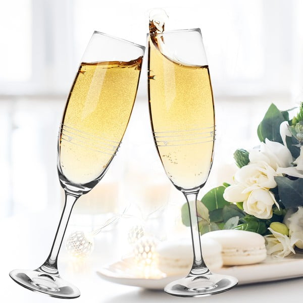Poháre na sekt v súprave 2 ks 220 ml – Orion-image-1