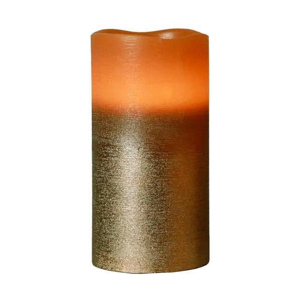Hnedá LED sviečka Orange Best Season, 15 cm