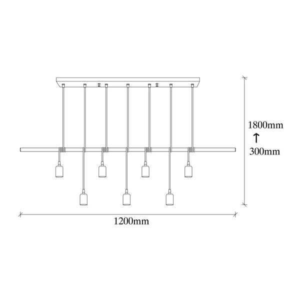 Čierne kovové závesné svietidlo Opviq lights Vincent-image-2
