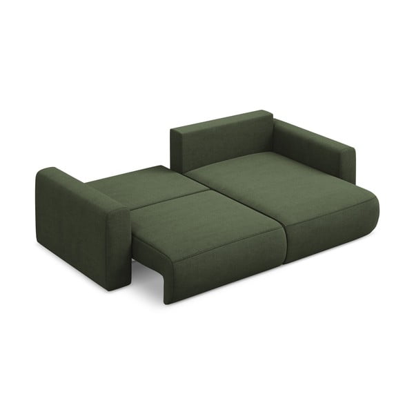 Khaki rozkladacia/s úložným priestorom rohová pohovka (pravý roh/s leňoškou) Kapua – Makamii-image-3