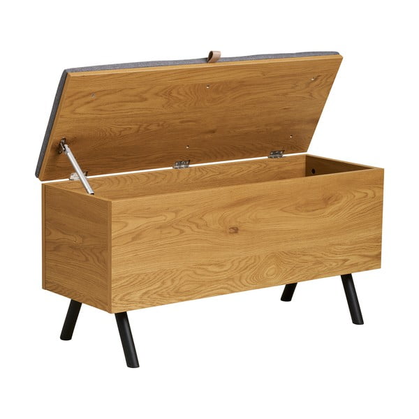 Truhla v dekore duba v prírodnej farbe 92x48x33 cm Barco – House Nordic-image-3