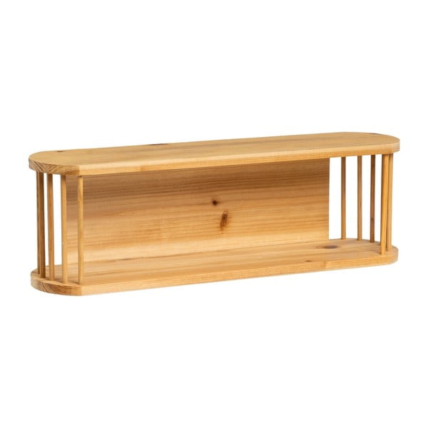 Police na obrázky z topoľového dreva v prírodnej farbe 60 cm Aspen – Casa Selección-image-2