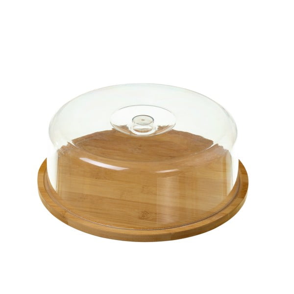 Okrúhly podnos z bambusu s vekom Casa Selección Bamboo-image-2