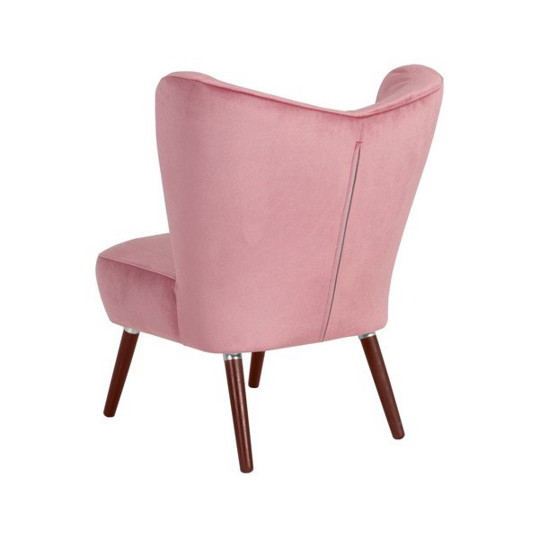 Ružové kreslo Max Winzer Sari Velvet-image-2