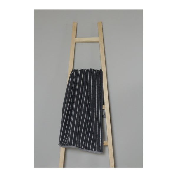 Čierny bavlnený uterák My Home Plus Spa, 50 × 90 cm