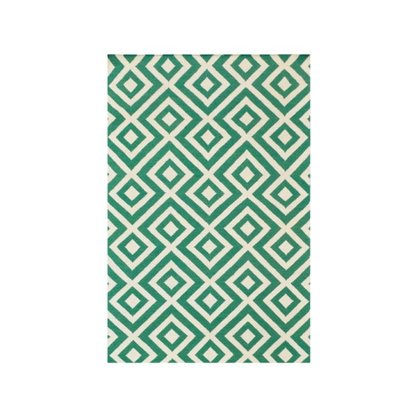 Vlnený koberec Luisa Green, 240x155 cm