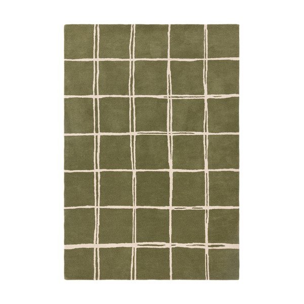 Zelený ručne tkaný vlnený koberec 200x290 cm – Asiatic Carpets