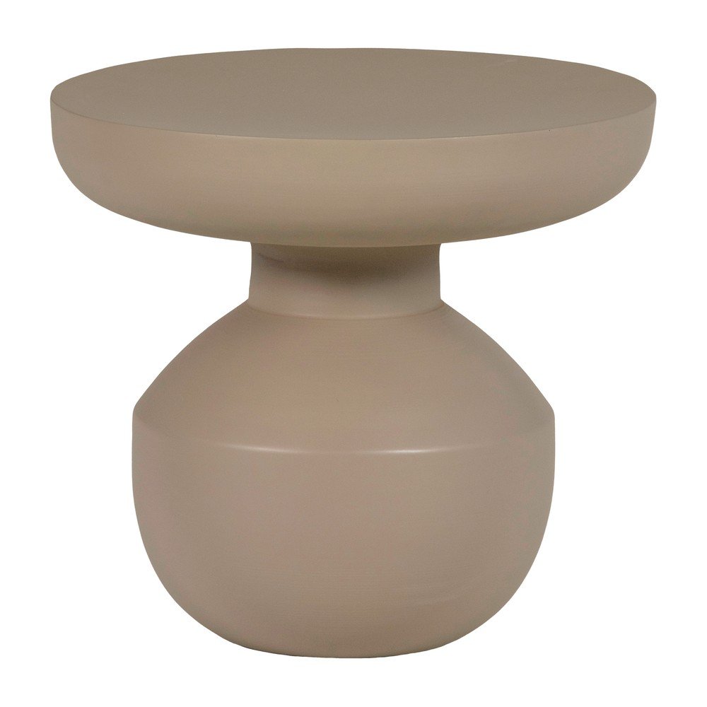 Kovový okrúhly odkladací stolík ø 45 cm Bova – WOOOD