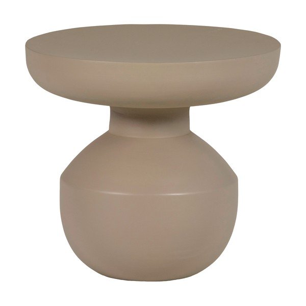 Kovový okrúhly odkladací stolík ø 45 cm Bova – WOOOD