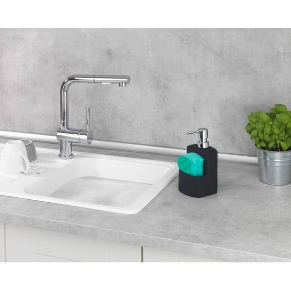 Čierny dávkovač na tekuté mydlo Wenko Festival-image-1