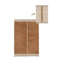 Bavlnený koberec v béžovo-tehlovej farbe 140x200 cm Duetto Toffee – Lorena Canals