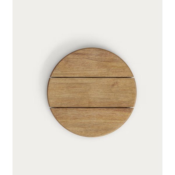Okrúhly Záhradný konferenčný stolík s doskou z akácie ø 43 cm Saura – Kave Home-image-3