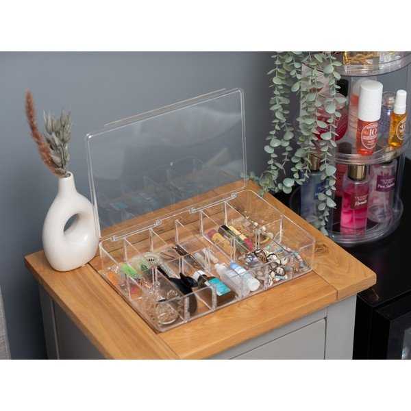 Plastový kúpeľňový organizér na kozmetiku – Addis-image-1