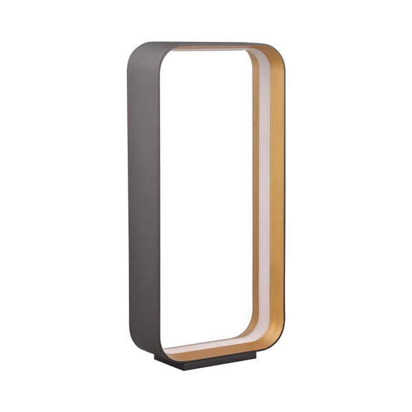 Čierna LED stolová lampa s hlasovým ovládaním/s ovládaním pomocou mobilnej aplikácie s kovovým tienidlom (výška  61 cm) Cizione – CINQUE-image-2