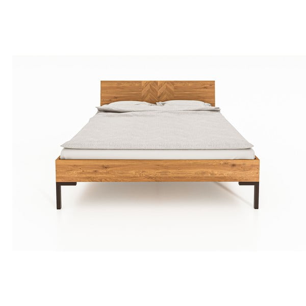 Dvojlôžková posteľ z dubového dreva 160x200 cm Abies 2 - The Beds-image-4