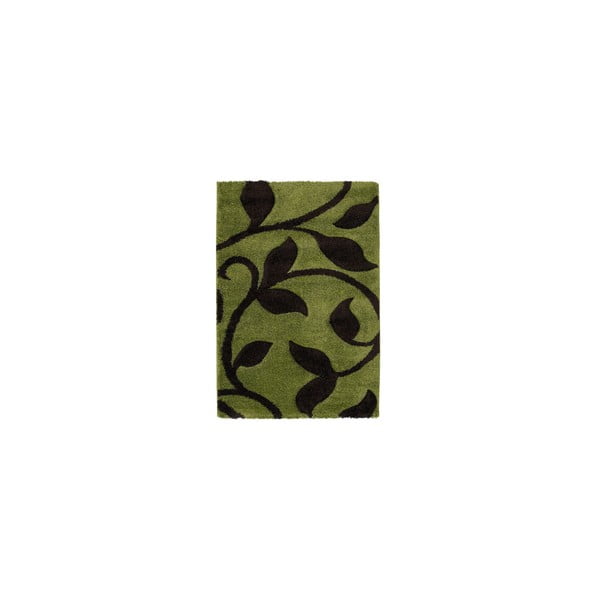 Zeleno-hnedý koberec Fashion Green Brown, 80 × 150 cm