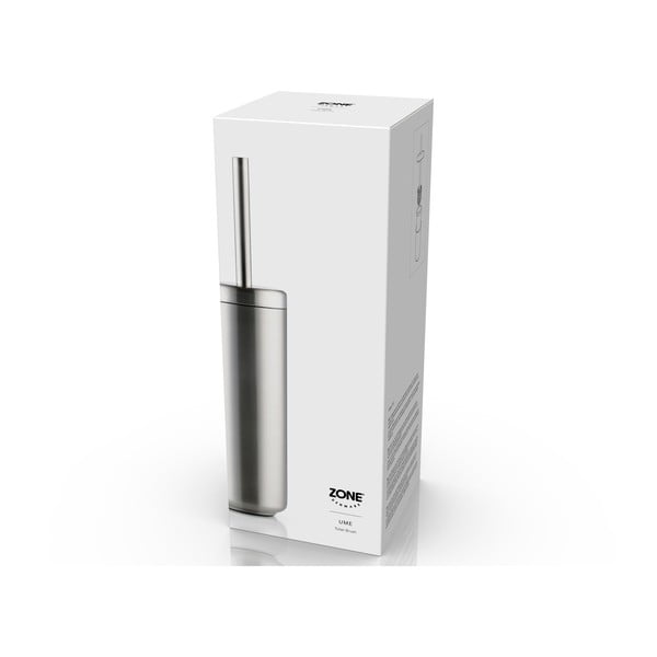 WC kefa z nehrdzavejúcej ocele v matne striebornej farbe Ume – Zone-image-3