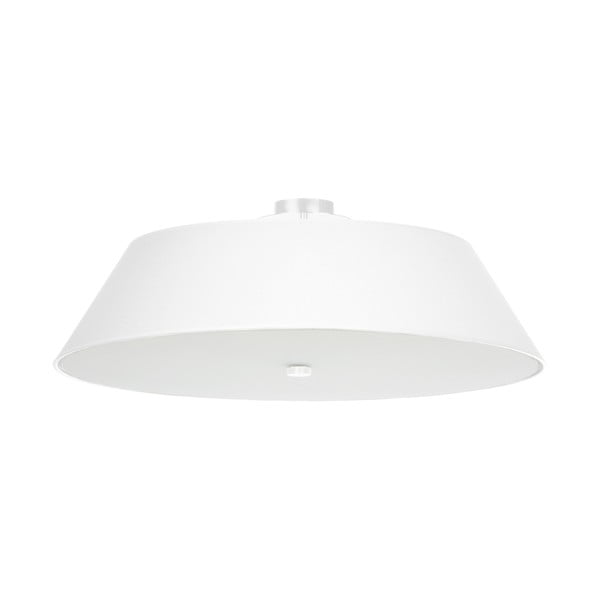 Biele stropné svietidlo s textilným tienidlom ø 70 cm Hektor – Nice Lamps