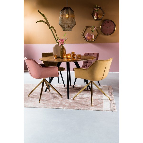 Okrúhly jedálenský stôl s doskou z akácie v prírodnej farbe ø 120 cm Mimoso – Light & Living-image-2