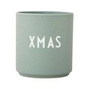 Zelený hrnček z imitácie porcelánu Design Letters Favourite, 0,25 l