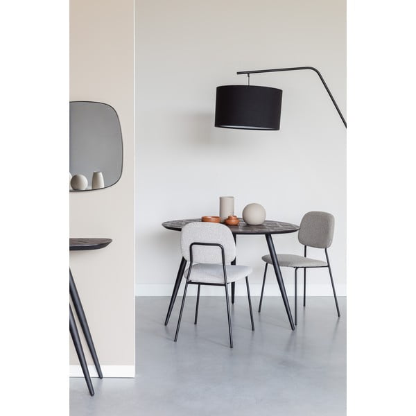 Okrúhly jedálenský stôl z teakového dreva 76x111 cm Webster – White Label-image-1