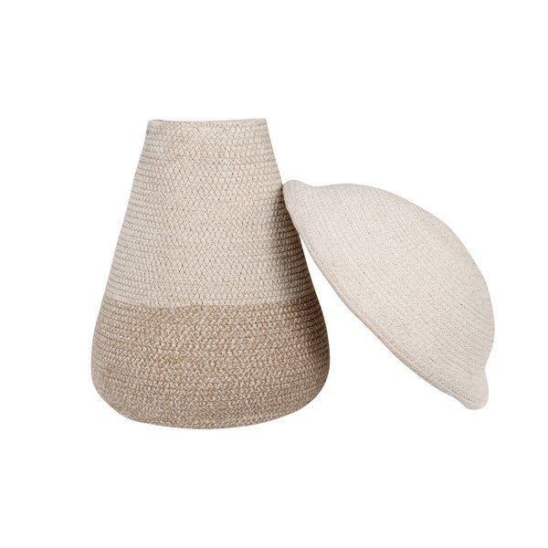 Béžový látkový detský kôš na hračky ø 33x38 cm Mama Mushroom – Lorena Canals-image-3