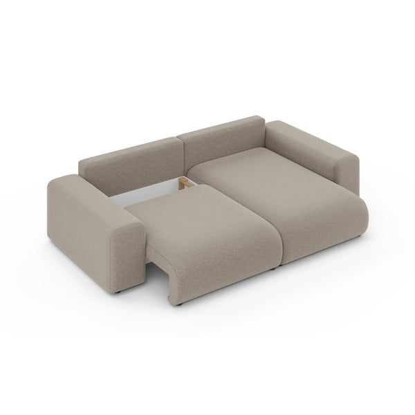 Béžová rozkladacia rohová pohovka s úložným priestorom (variabilný roh) Luma – Ropez-image-4