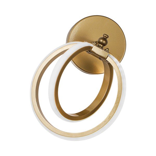 Kovové LED nástenné svietidlo v bronzovej farbe Sezen – Squid Lighting-image-3