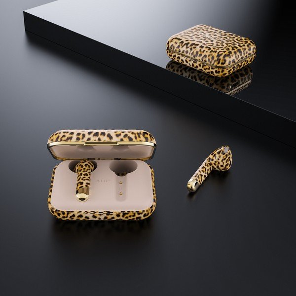 Bezdrôtové slúchadlá so škatuľkou Happy Plugs Air 1 Leopard-image-1