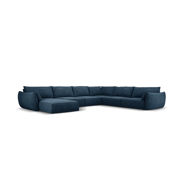 Tmavomodrá rohová pohovka (pravý roh) Vanda - Mazzini Sofas-image-2