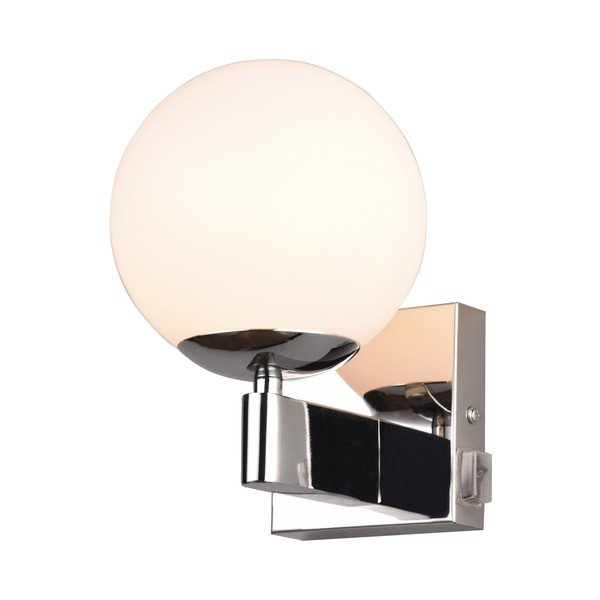 Nástenné svietidlo v striebornej farbe ø 14 cm Kula – Trio