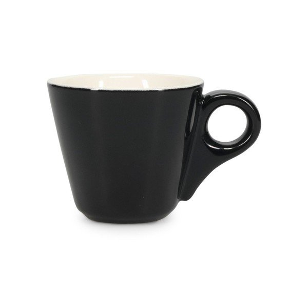 Čierna porcelánová šálka na espresso 80 ml Barista – BonBistro