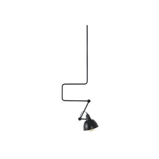 Čierne závesné svietidlo s kovovým tienidlom 60x60 cm Coben - CustomForm