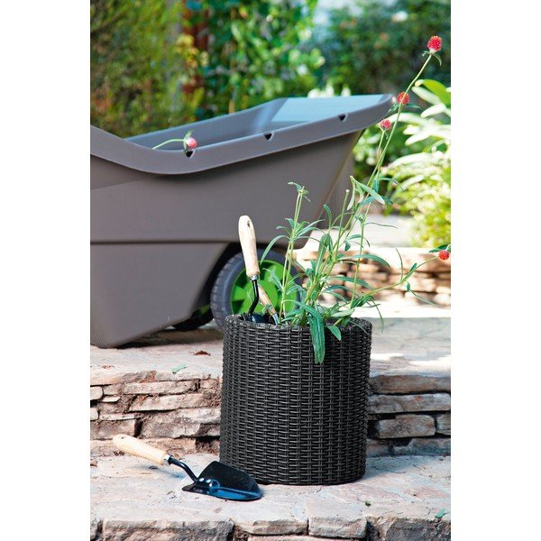 Plastový kvetináč ø 28 cm Cylinder – Keter-image-1