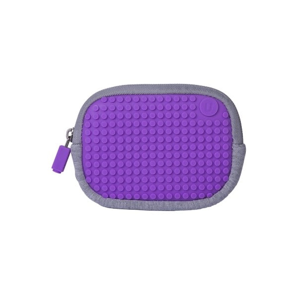 Pixelové univerzálne puzdro, grey/purple
